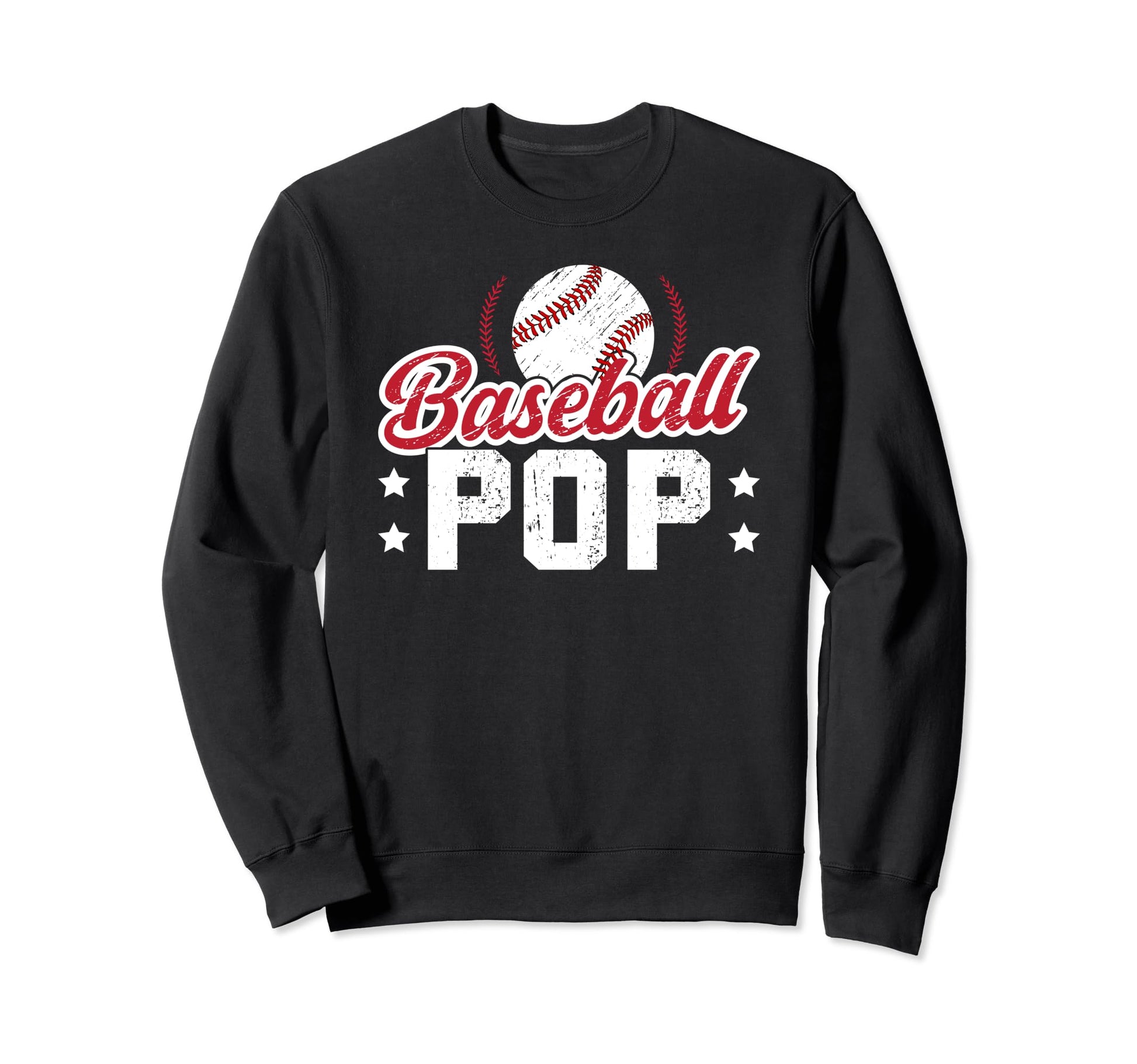 Baseball Pop Grandpa Pop Baseball Sweatshirt - Unique Graphic for Adults - T-Shirt, Sweatshirt, Hoodie