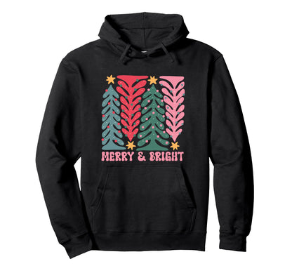 Boho Aesthetic Holiday Tree Bohemian Hoodie - Custom Art Print Men Women - T-Shirt, Sweatshirt, Hoodie
