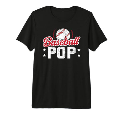 Mens Baseball Pop Grandpa Pop T-Shirt - Minimalist Print Men Women - T-Shirt, Sweatshirt, Hoodie