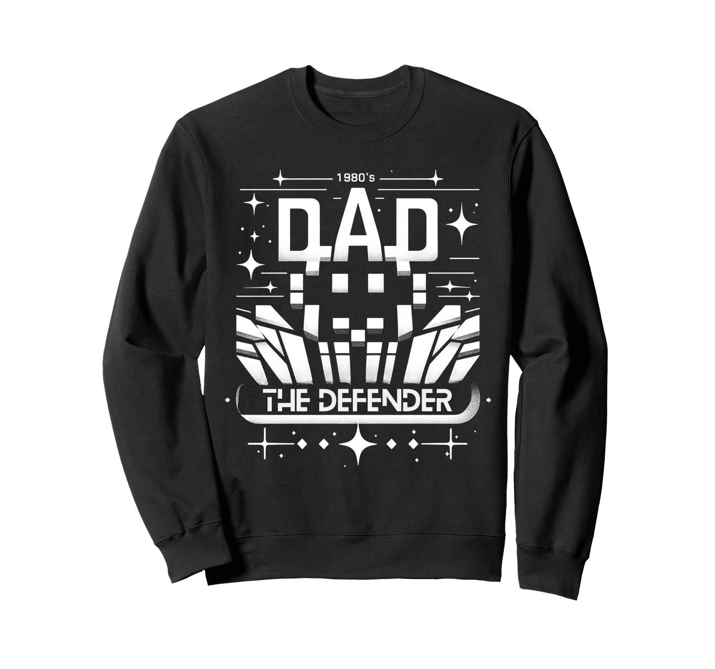 80S Fathers Day Dad Gamer Sweatshirt - Unique Graphic for Adults - T-Shirt, Sweatshirt, Hoodie