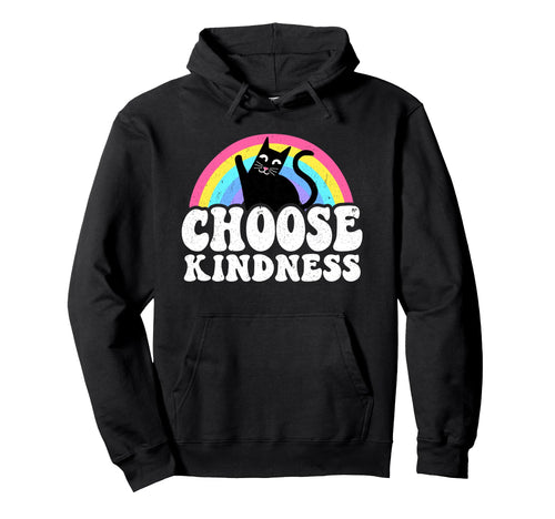 Anti Bullying Rainbow Peace Kind Hippie Hoodie - Novelty Apparel Unisex - T-Shirt, Sweatshirt, Hoodie