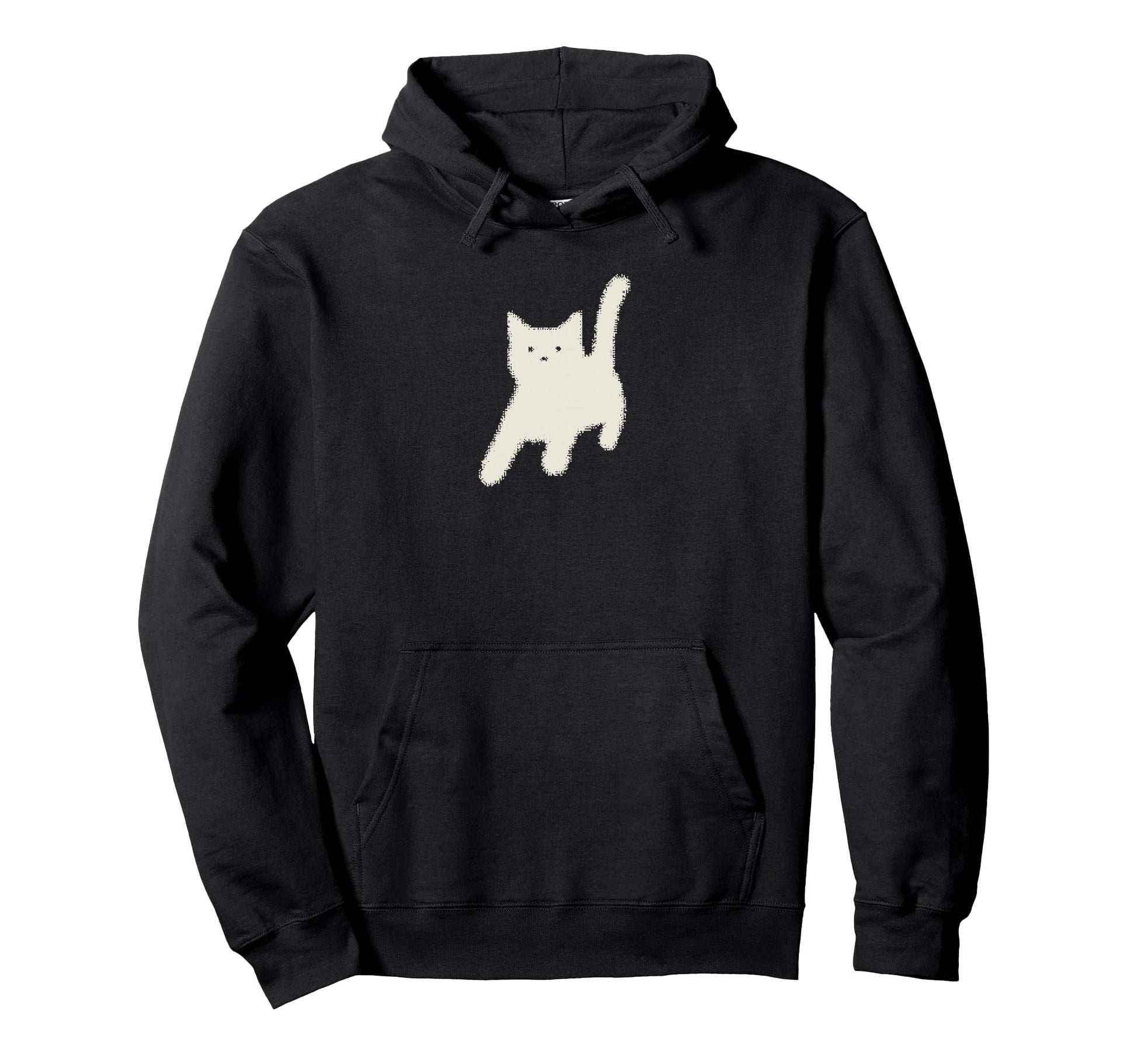 Y2K Cat Scary Back Tomcat 90S 80S 2000S Hoodie - Graphic Print Unisex - T-Shirt, Sweatshirt, Hoodie