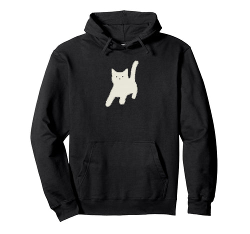 Y2K Cat Scary Back Tomcat 90S 80S 2000S Hoodie - Graphic Print Unisex - T-Shirt, Sweatshirt, Hoodie