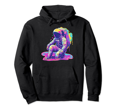 Trippy Vaporwave Astronaut Cosmic Hoodie - Streetwear Style Men Women - T-Shirt, Sweatshirt, Hoodie