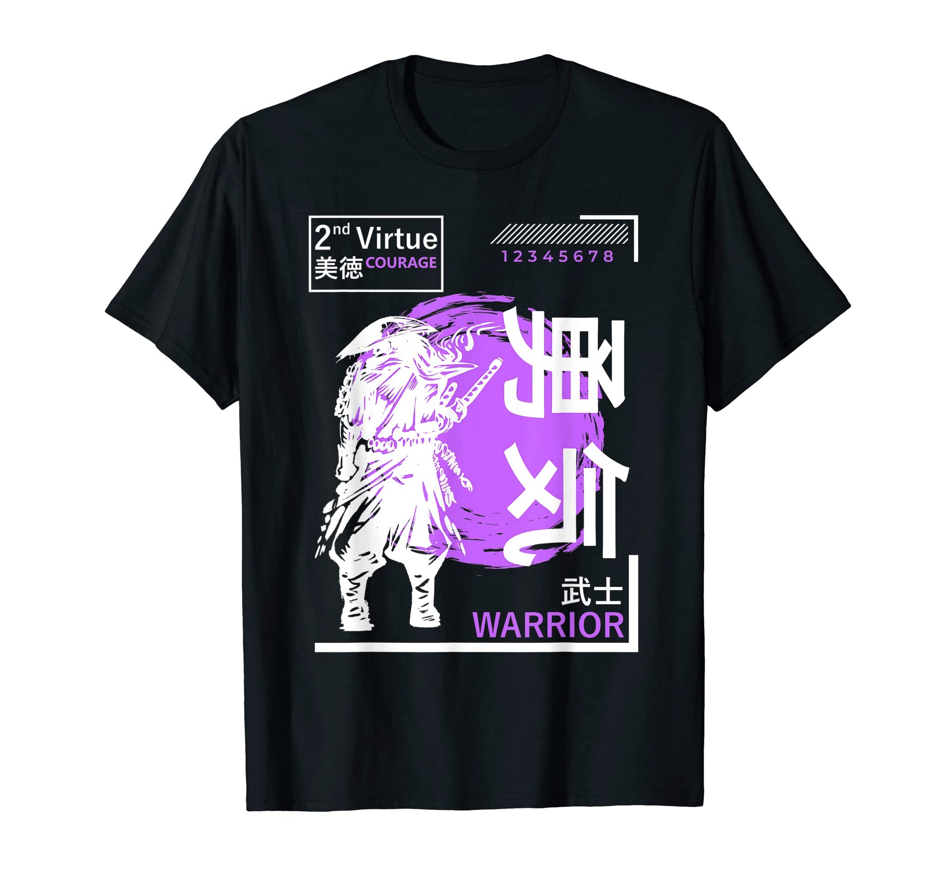 Samurai Bushido Code Japanese Urban T-Shirt - Graphic Print Unisex - T-Shirt, Sweatshirt, Hoodie