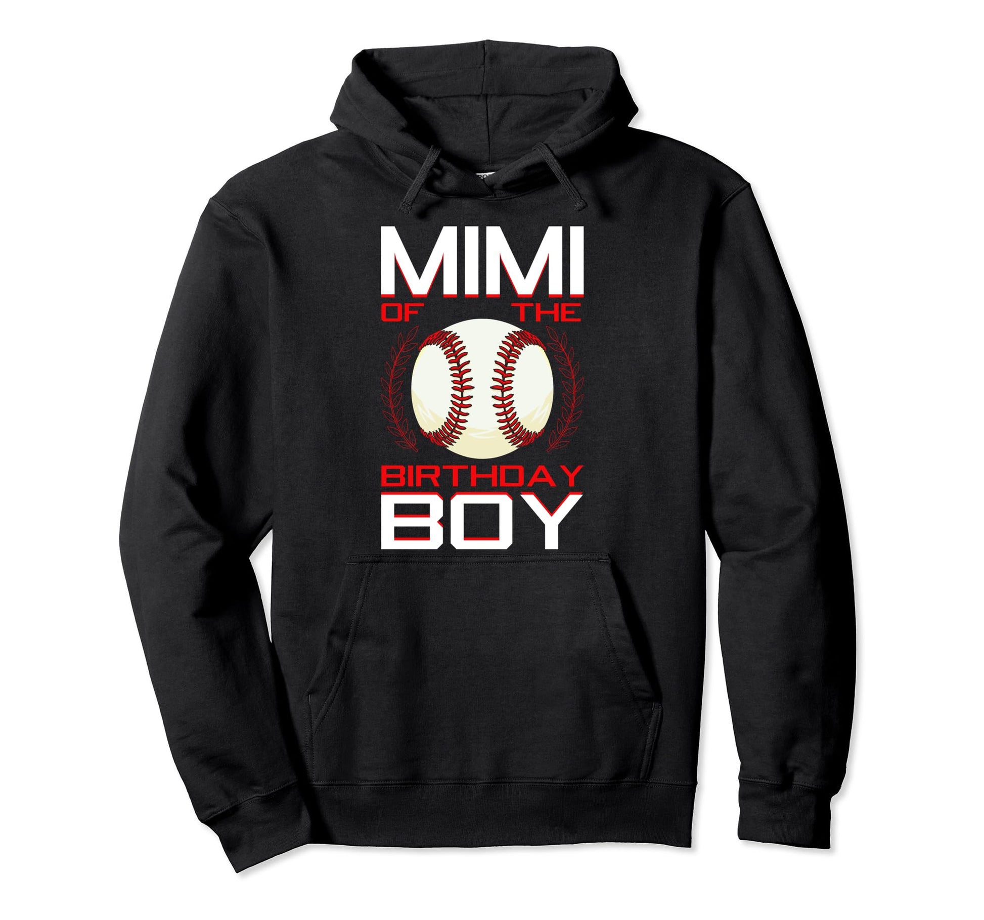 Mimi Birthday Baseball Theme Bday Hoodie - Fun Novelty Design Men Women - T-Shirt, Sweatshirt, Hoodie
