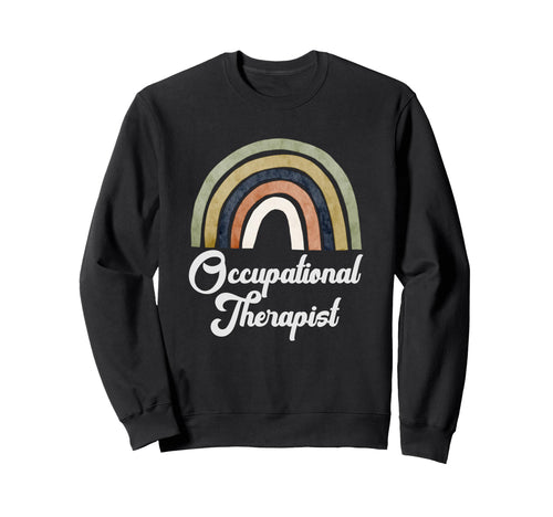 Boho Rainbow Occupational Sweatshirt - Casual Everyday Wear Men Women - T-Shirt, Sweatshirt, Hoodie