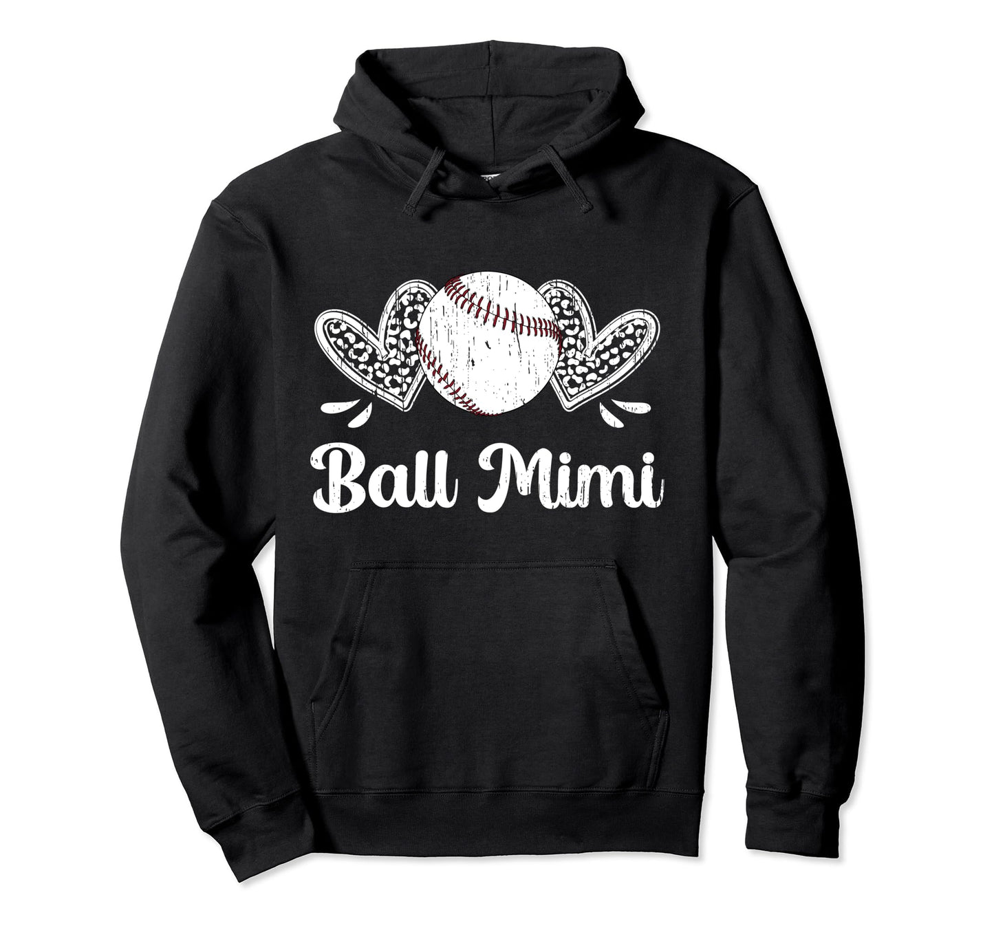 Ball Mimi Baseball Mimi Baseball Hoodie - Casual Everyday Wear Unisex - T-Shirt, Sweatshirt, Hoodie