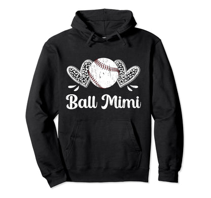 Ball Mimi Baseball Mimi Baseball Hoodie - Casual Everyday Wear Unisex - T-Shirt, Sweatshirt, Hoodie