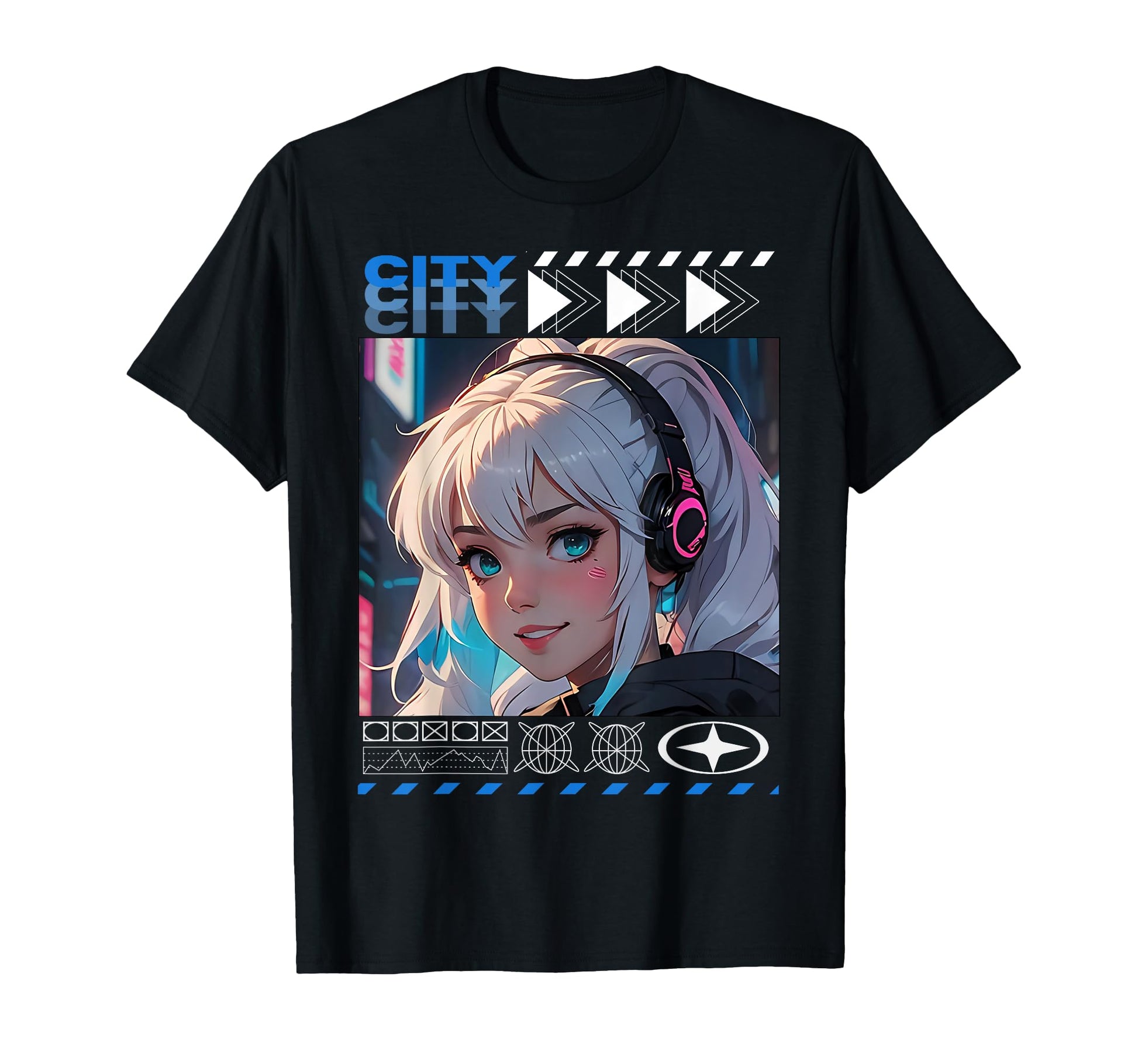 Anime Manga Cyberpunk Japanese T-Shirt - Streetwear Style for Adults - T-Shirt, Sweatshirt, Hoodie