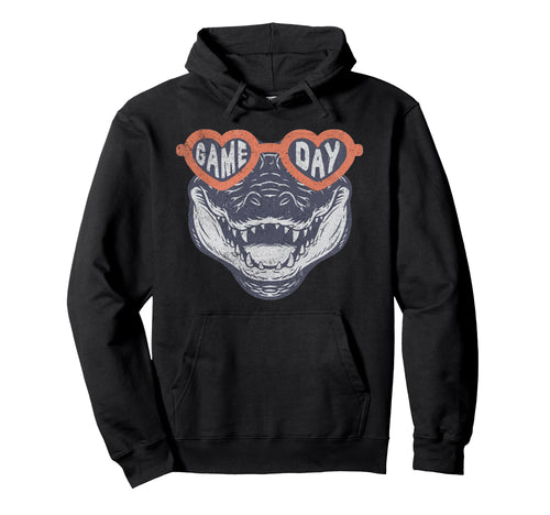 Game Day Crocodile Alligator Gator Hoodie - Casual Everyday Wear Men Women - T-Shirt, Sweatshirt, Hoodie