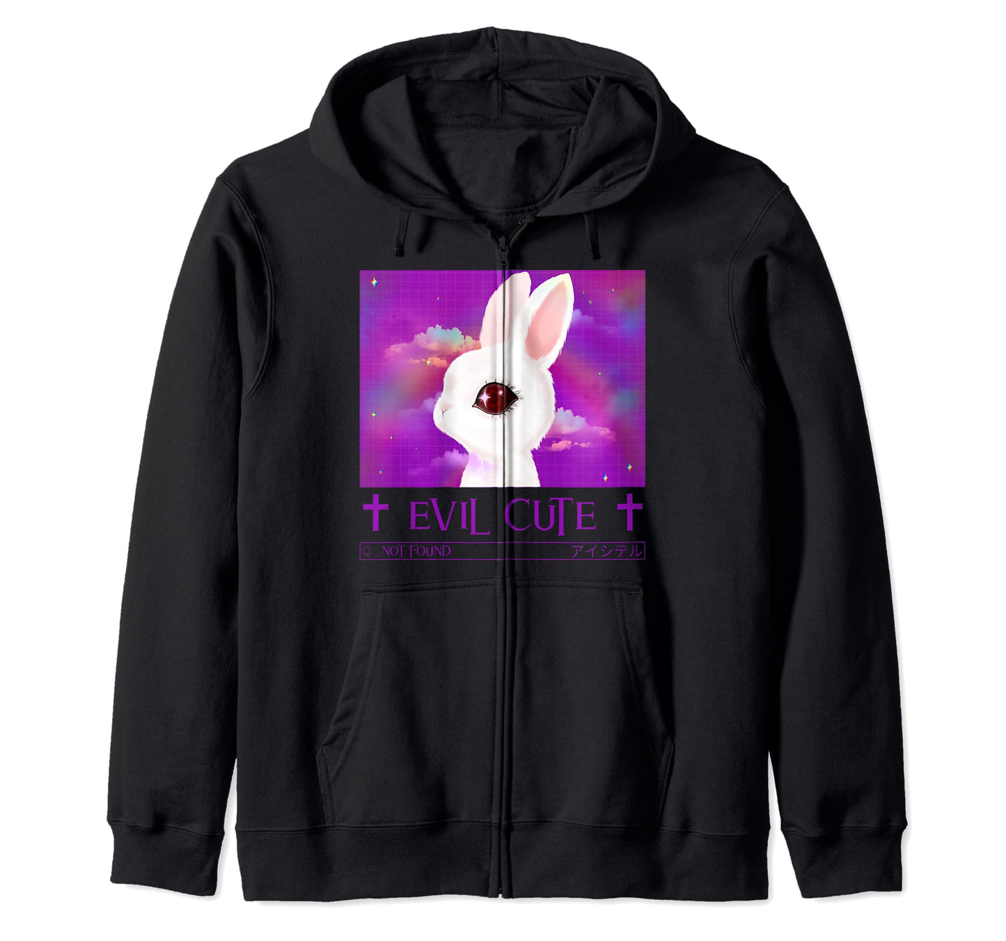 Pastel Goth Anime Manga Vaporwave Hoodie - Casual Everyday Wear Men Women - T-Shirt, Sweatshirt, Hoodie