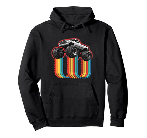 Trucks Off Road Rainbow Hoodie - Unique Graphic for Adults - T-Shirt, Sweatshirt, Hoodie