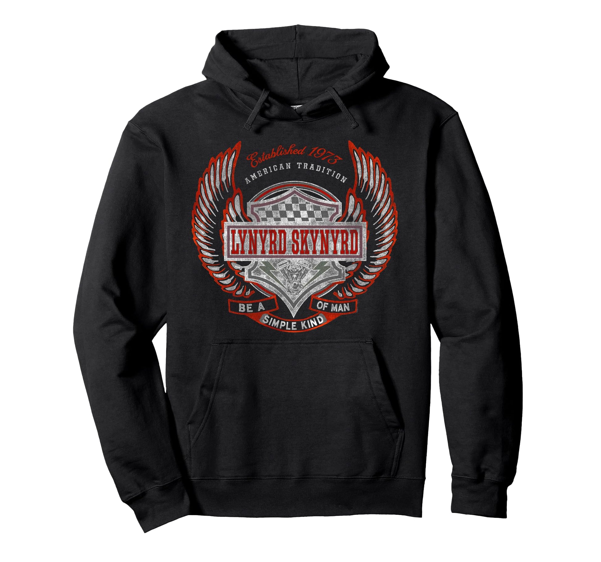 Lynyrd Skynyrd Simple 1973 Rally Race Hoodie - Unique Graphic Men Women - T-Shirt, Sweatshirt, Hoodie