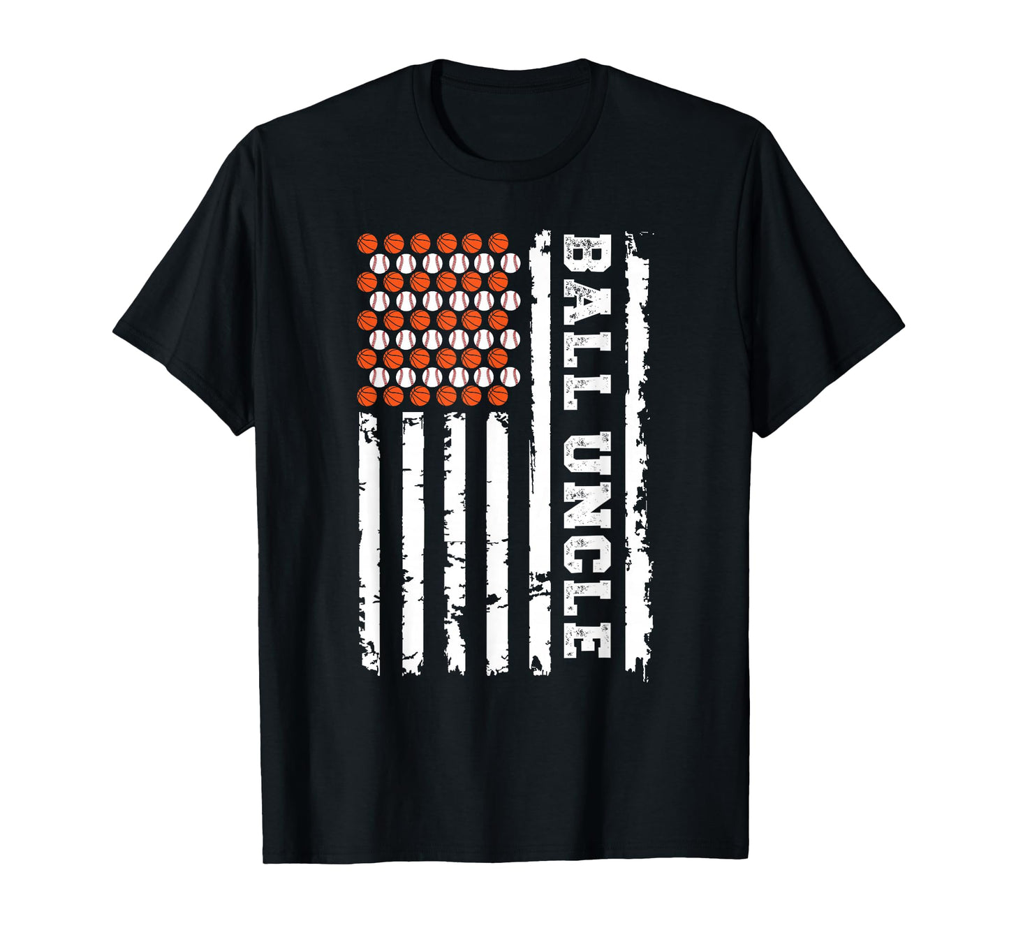 Ball Uncle Us Flag Baseball T-Shirt - Fun Novelty Design Men Women - T-Shirt, Sweatshirt, Hoodie