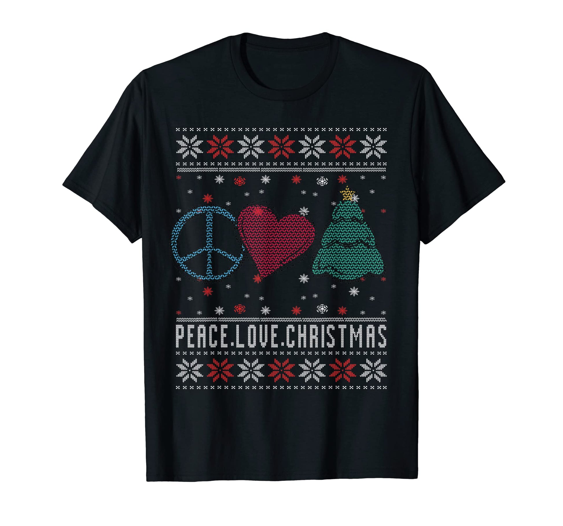 Peace Love T-Shirt - Custom Art Print Men Women - T-Shirt, Sweatshirt, Hoodie