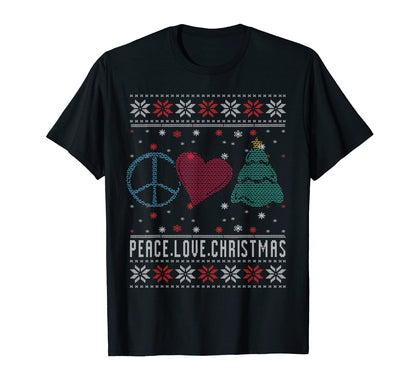 Peace Love T-Shirt - Custom Art Print Men Women - T-Shirt, Sweatshirt, Hoodie