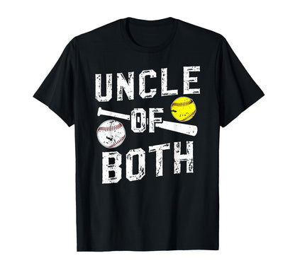 Uncle Both Baseball Softball Uncle Ballers T-Shirt - Novelty Apparel Unisex - T-Shirt, Sweatshirt, Hoodie