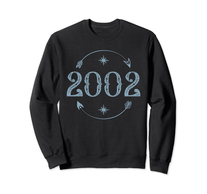 2002 20Th Birthday Boho Sweatshirt - Custom Art Print for Adults - T-Shirt, Sweatshirt, Hoodie