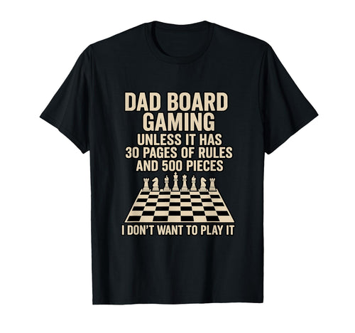 Board Game Dad Chess Daddy Board T-Shirt - Aesthetic Graphic for Adults - T-Shirt, Sweatshirt, Hoodie