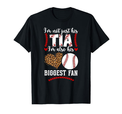 His Biggest Fan Baseball Tia Baseball T-Shirt - Streetwear Style Unisex - T-Shirt, Sweatshirt, Hoodie