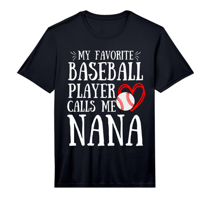 My Favorite Baseball Player Calls T-Shirt - Aesthetic Graphic for Adults - T-Shirt, Sweatshirt, Hoodie