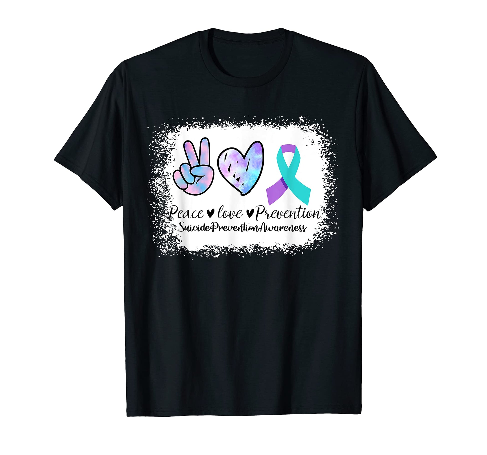 Bleached September Peace Love Prevention T-Shirt - Minimalist Print Unisex - T-Shirt, Sweatshirt, Hoodie