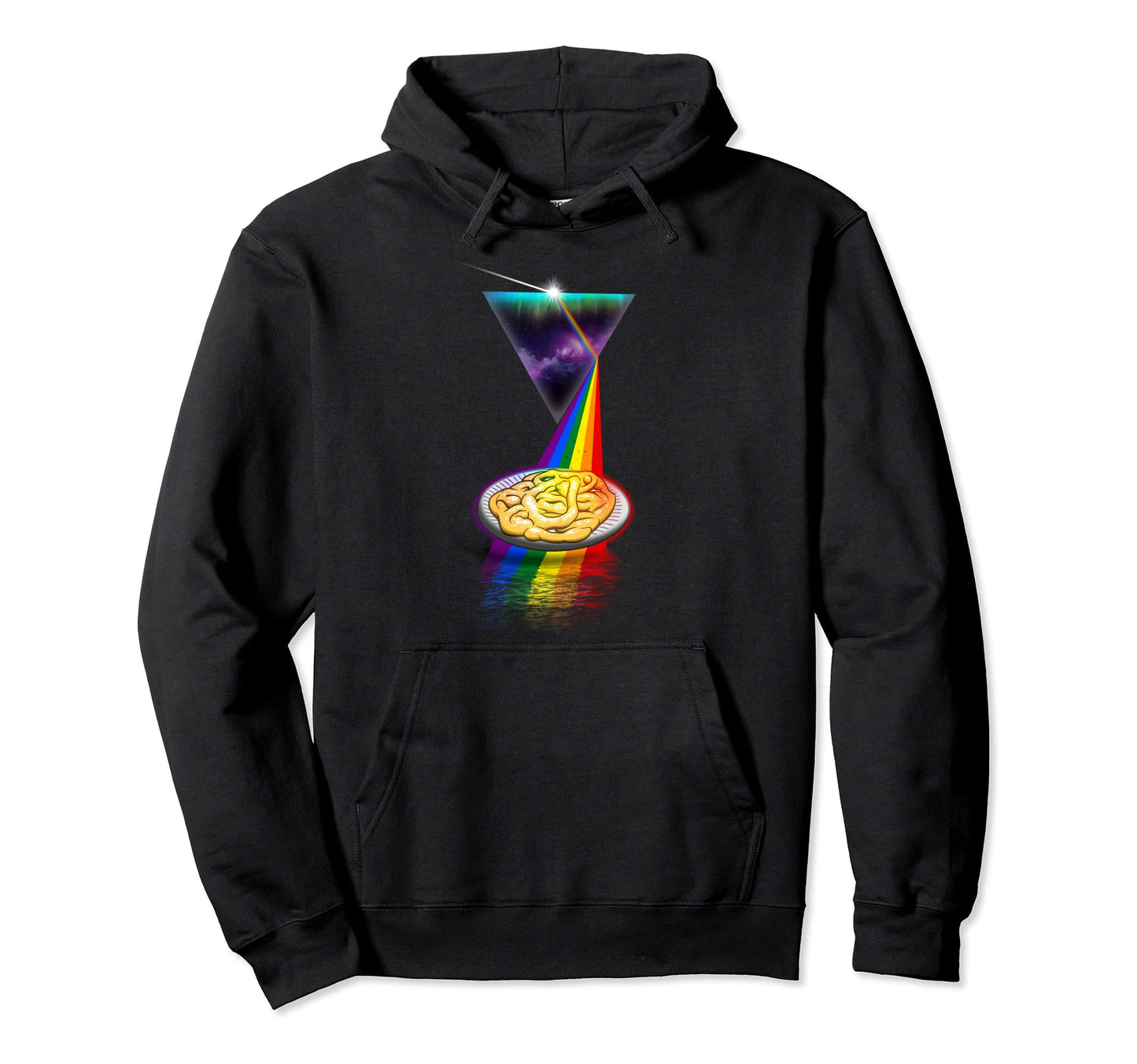 Prism Funnel Cake Hoodie - Graphic Print for Adults - T-Shirt, Sweatshirt, Hoodie