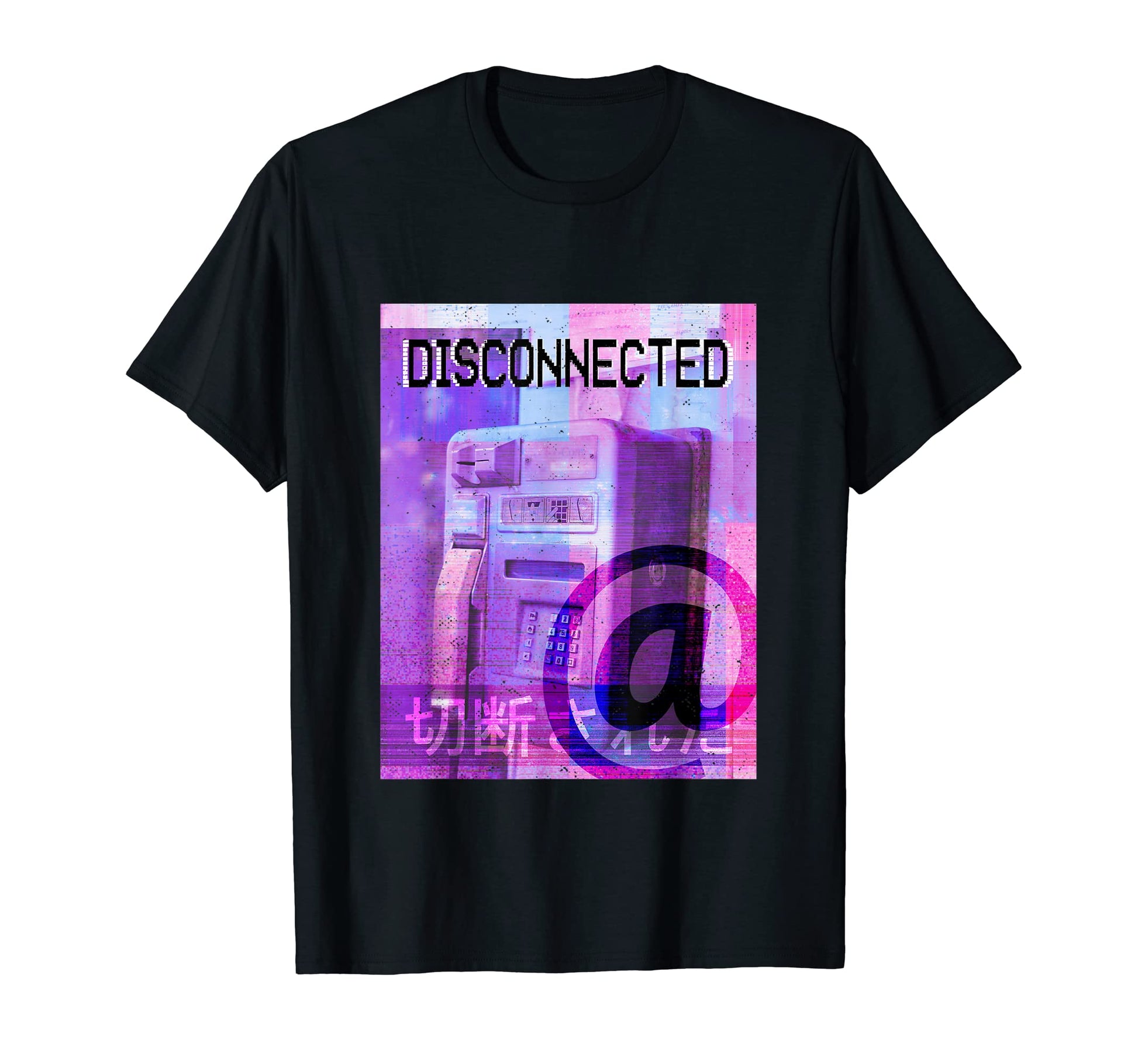 Disconnected Vaporwave Aesthetic T-Shirt - Unique Graphic for Adults - T-Shirt, Sweatshirt, Hoodie