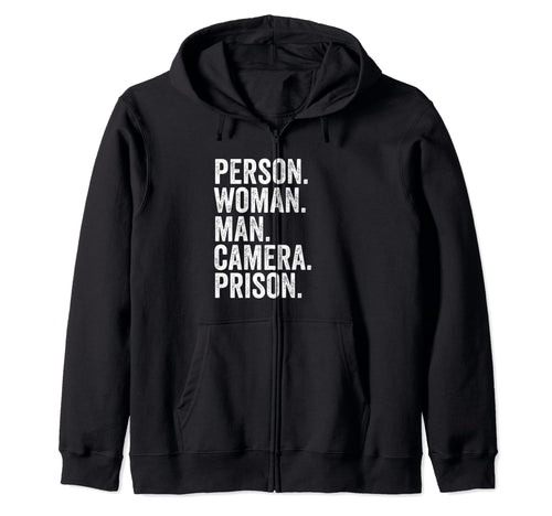 Person Camera Prison Tess Hoodie - Casual Everyday Wear for Adults - T-Shirt, Sweatshirt, Hoodie