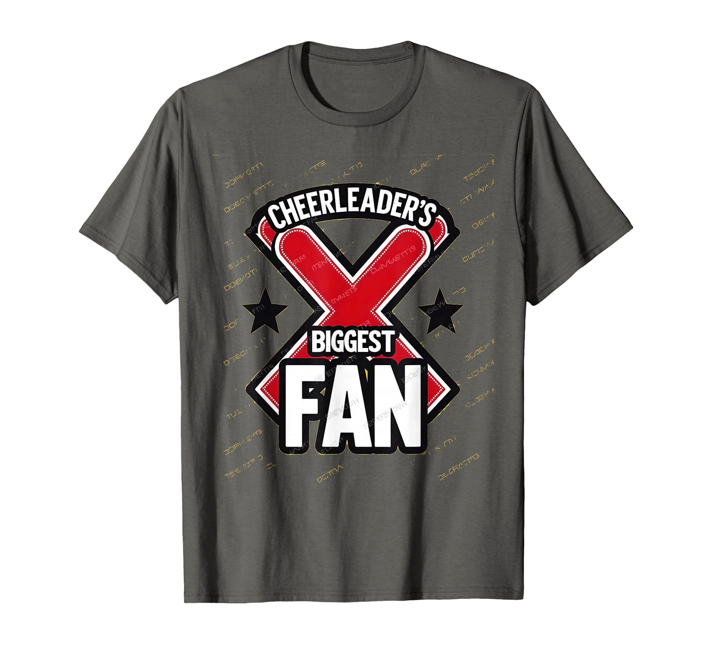 Cheerleaders Biggest Fan Proud Cheer Dad T-Shirt - Graphic Print Unisex - T-Shirt, Sweatshirt, Hoodie