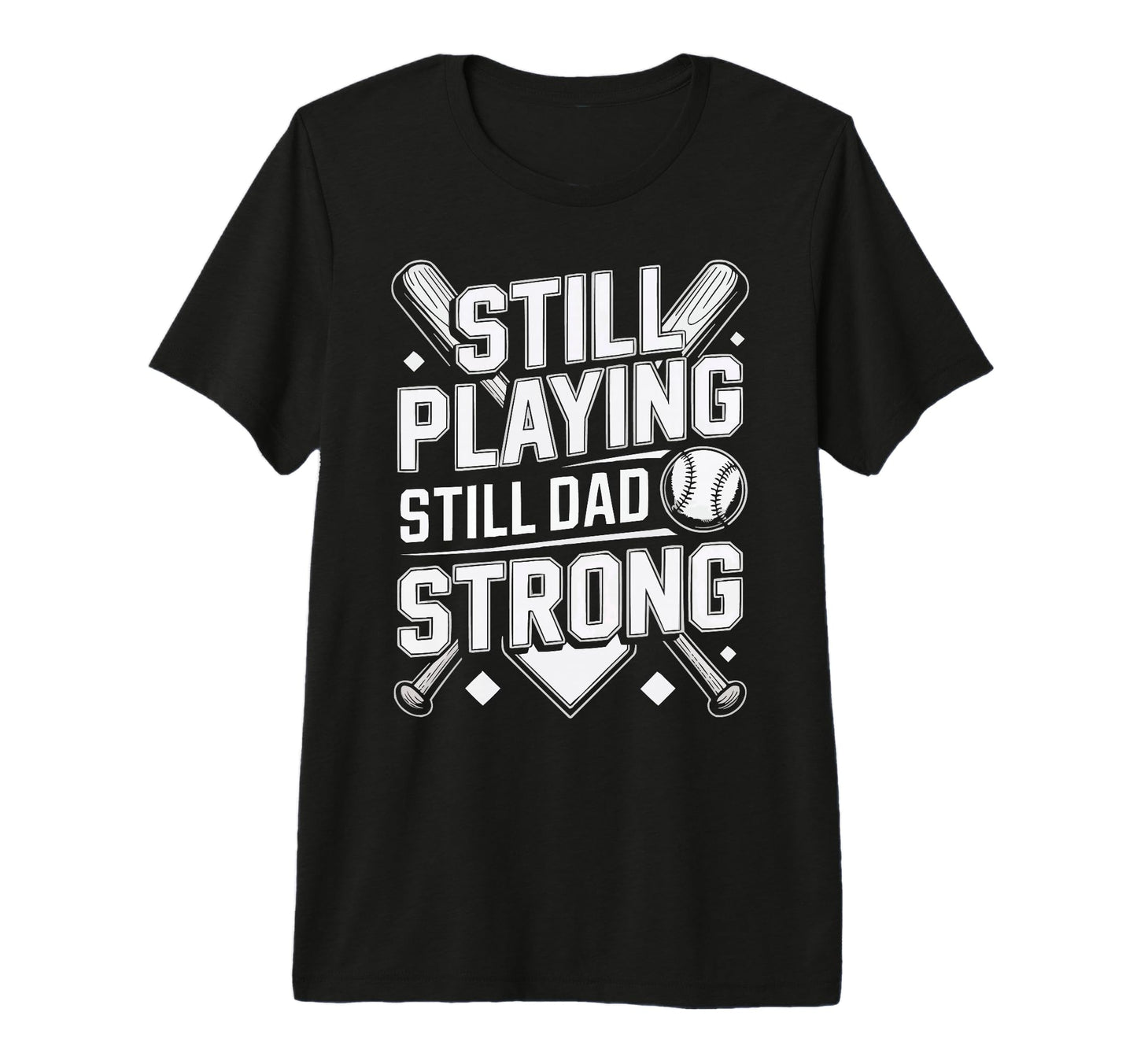 Baseball Dad Baseballer Daddy Baseball T-Shirt - Novelty Apparel Men Women - T-Shirt, Sweatshirt, Hoodie