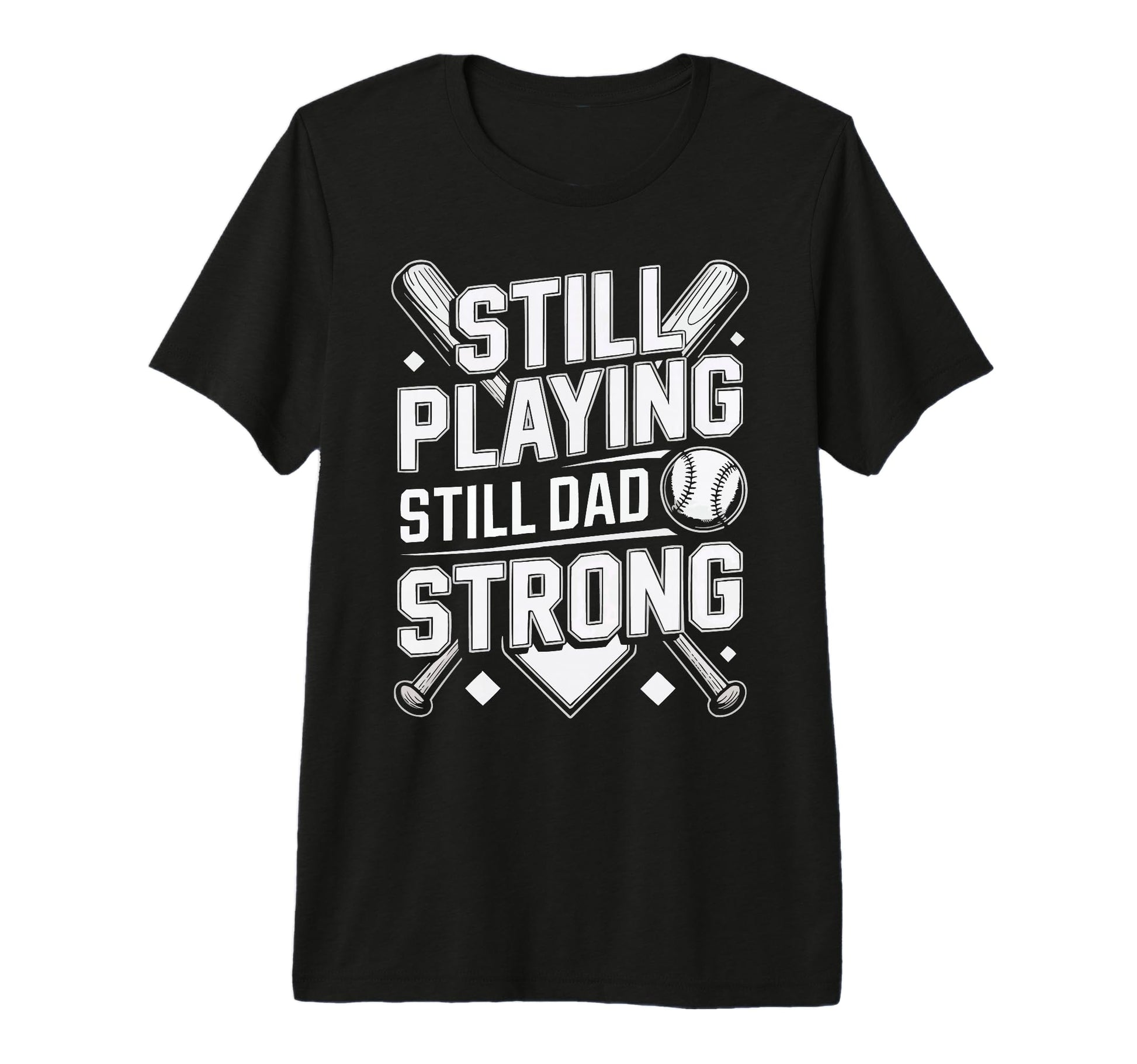 Baseball Dad Baseballer Daddy Baseball T-Shirt - Novelty Apparel Men Women - T-Shirt, Sweatshirt, Hoodie
