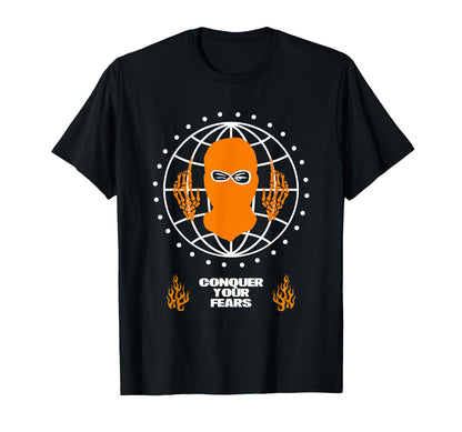 Conquer Your Fears Aesthetic Edgy T-Shirt - Minimalist Print Men Women - T-Shirt, Sweatshirt, Hoodie