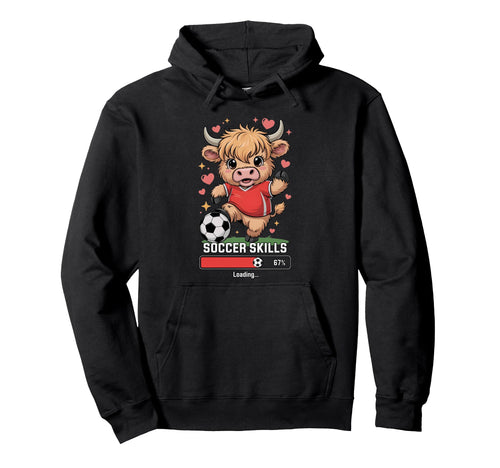 Soccer Skills Loading Heifer Team Mom Hoodie - Streetwear Style Unisex - T-Shirt, Sweatshirt, Hoodie