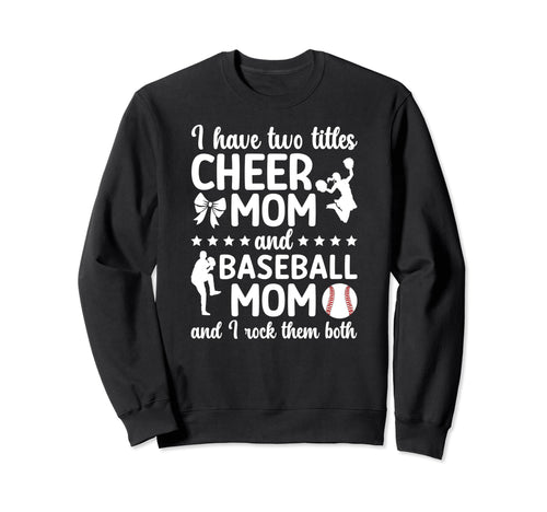 Cheer Baseball Mom Baseball Player Sweatshirt - Unique Graphic for Adults - T-Shirt, Sweatshirt, Hoodie