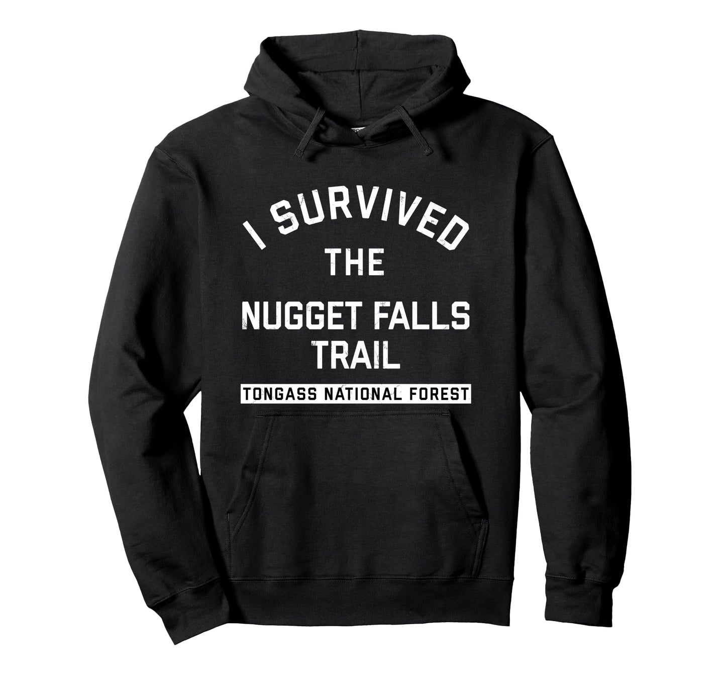 Varsity Tongass Forest Hoodie - Minimalist Print for Adults - T-Shirt, Sweatshirt, Hoodie