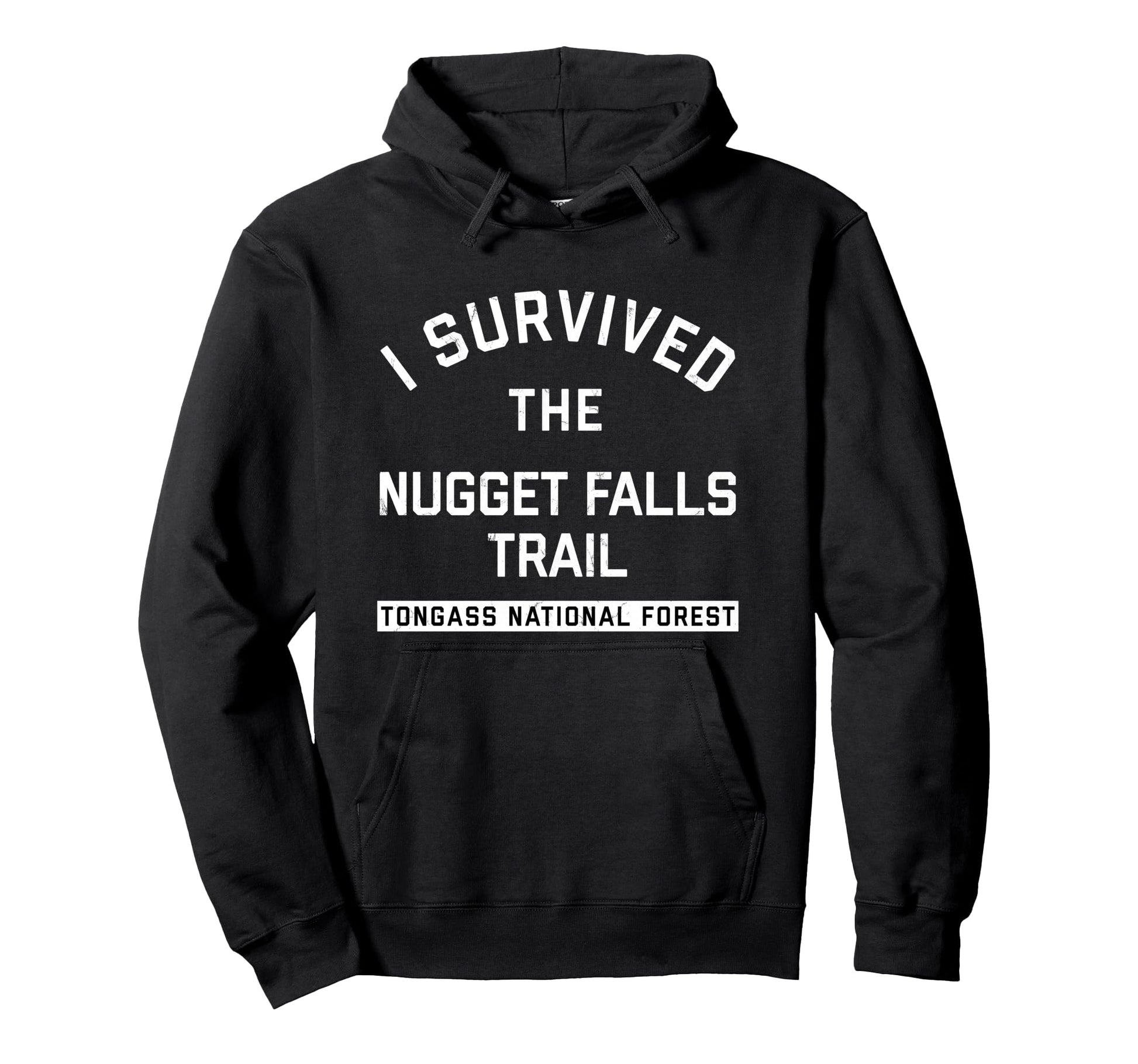 Varsity Tongass Forest Hoodie - Minimalist Print for Adults - T-Shirt, Sweatshirt, Hoodie