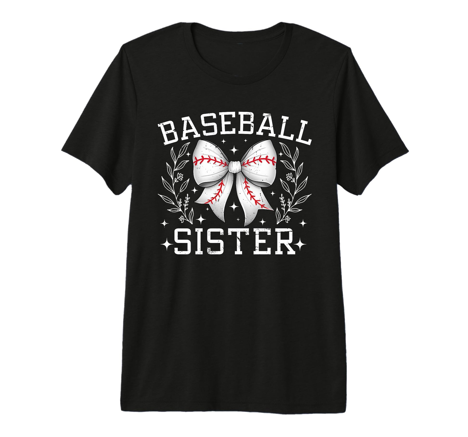 Coquette Bow Baseball Sister Game Day T-Shirt - Unique Graphic Men Women - T-Shirt, Sweatshirt, Hoodie