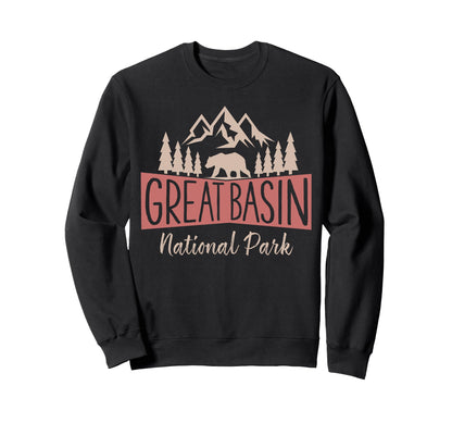 Great Basin National Park Us Sweatshirt - Minimalist Print Men Women - T-Shirt, Sweatshirt, Hoodie