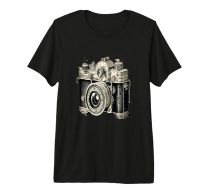 Camera Tri Blend T-Shirt - Fun Novelty Design Men Women - T-Shirt, Sweatshirt, Hoodie