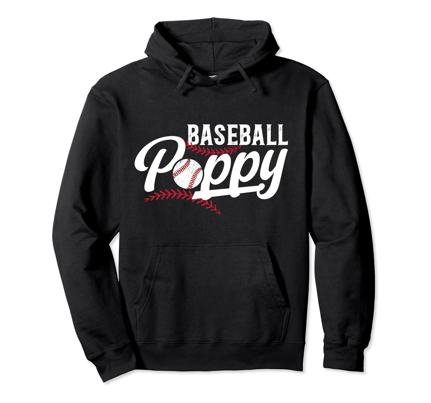Baseball Poppy Baseball Player Poppy Hoodie - Trendy Graphic Men Women - T-Shirt, Sweatshirt, Hoodie