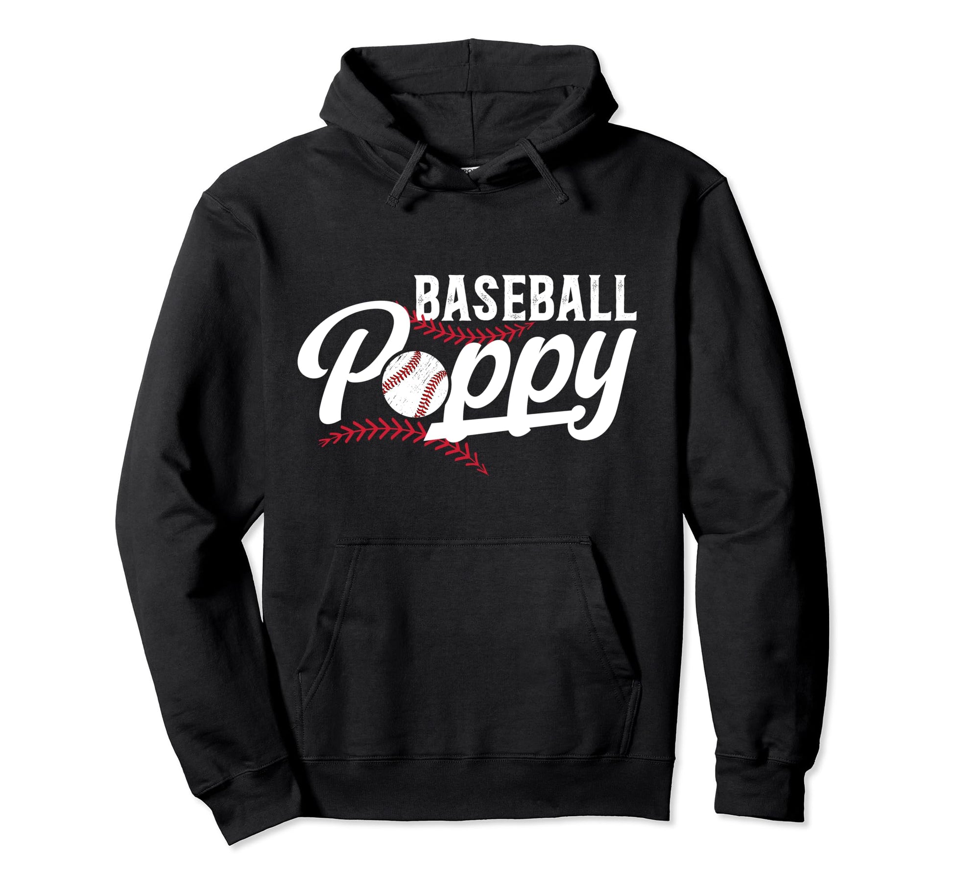 Baseball Poppy Baseball Player Poppy Hoodie - Trendy Graphic Men Women - T-Shirt, Sweatshirt, Hoodie