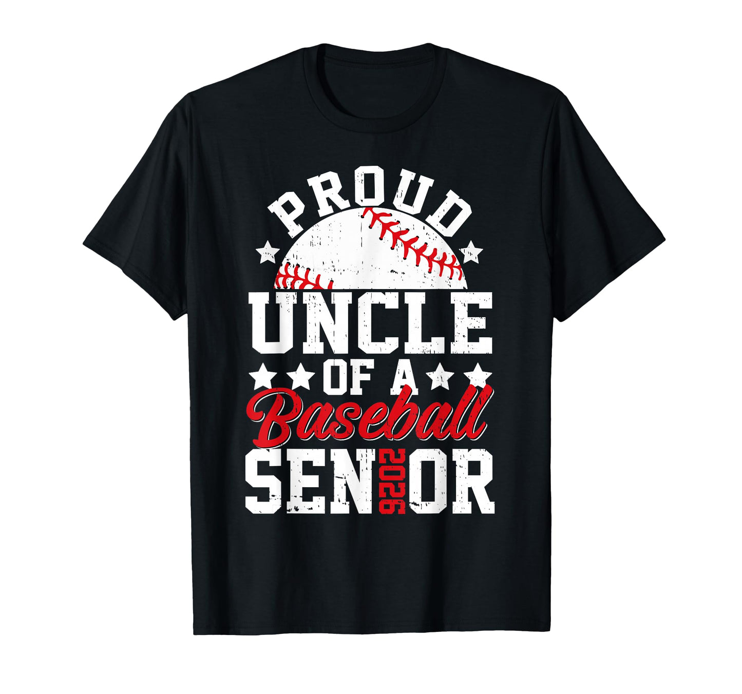 Proud Uncle 2026 Senior Baseball Senior T-Shirt - Custom Art Print Unisex - T-Shirt, Sweatshirt, Hoodie