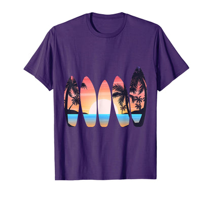Surfboarder Surfer Surfing Surfboard T-Shirt - Aesthetic Graphic Unisex - T-Shirt, Sweatshirt, Hoodie