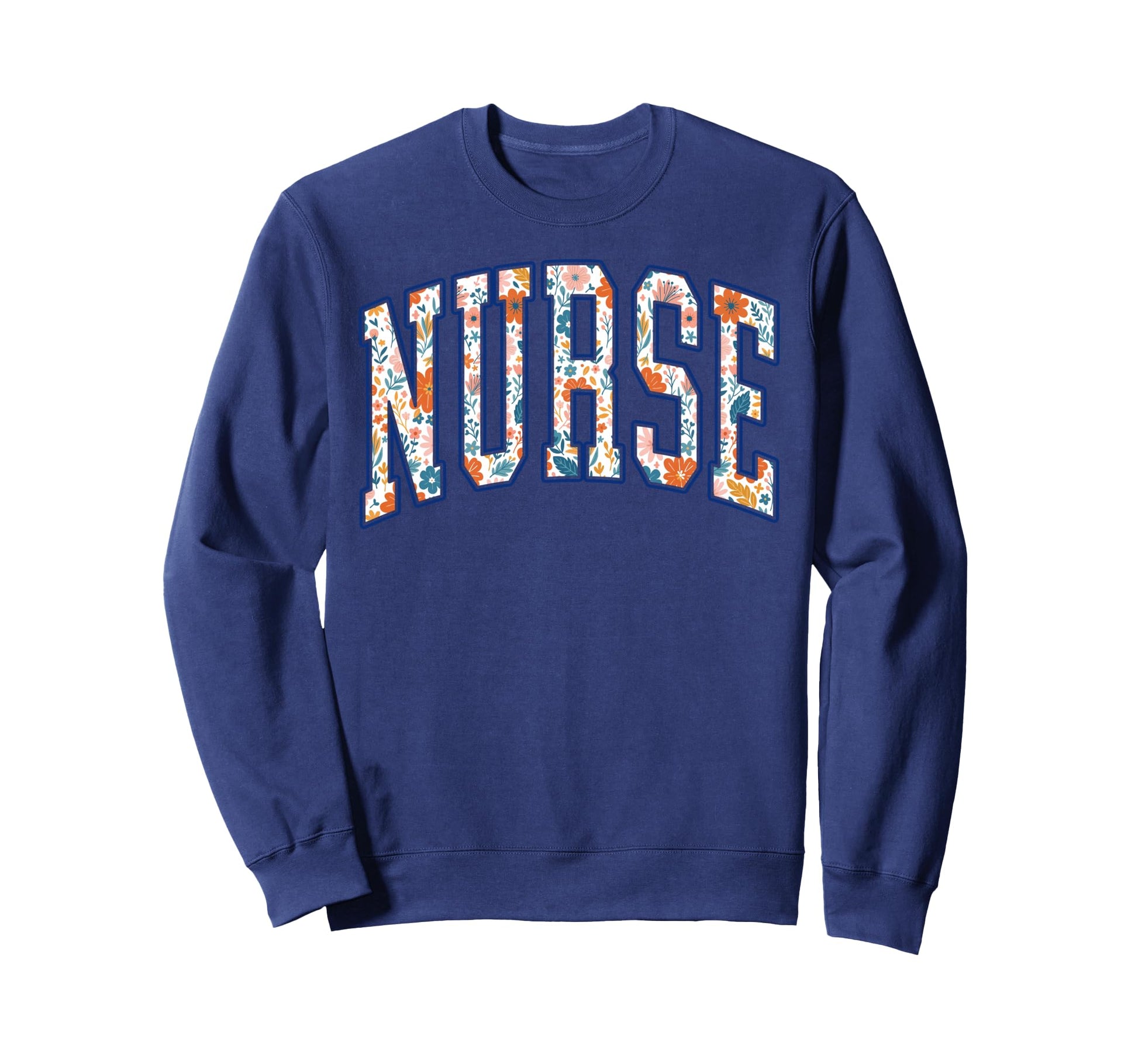 Floral Rn Nurse Boho Doctor Sweatshirt - Trendy Graphic for Adults - T-Shirt, Sweatshirt, Hoodie