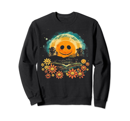 Sun Boho Groovy Sunshine Grunge 30 Sweatshirt - Casual Everyday Wear Unisex - T-Shirt, Sweatshirt, Hoodie