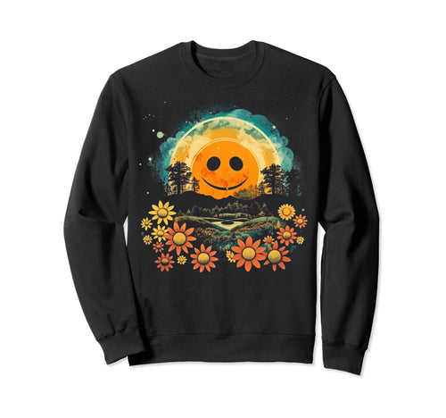 Sun Boho Groovy Sunshine Grunge 30 Sweatshirt - Casual Everyday Wear Unisex - T-Shirt, Sweatshirt, Hoodie