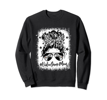 Mothers Day Sports Video Game Mom Sweatshirt - Custom Art Print Unisex - T-Shirt, Sweatshirt, Hoodie