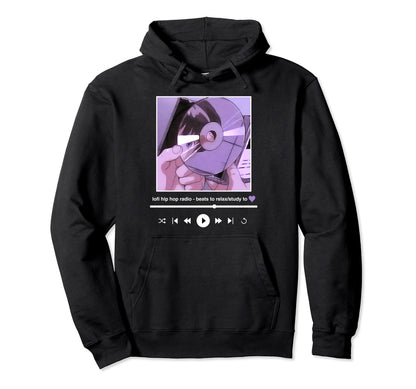 Japanese Aesthetic Vaporwave Lofi Hip Hoodie - Minimalist Print for Adults - T-Shirt, Sweatshirt, Hoodie
